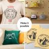 Cricut Smart Iron On, Maize Yellow (13in x 3ft) – HTV Heat Transfer Vinyl – Matless Cutting for Long cuts(Maize Yellow)