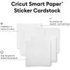 Cricut Smart Paper Sticker Cardstock – 10 Sheets – 13in x 13in – Adhesive Paper for Stickers – Compatible with Cricut Explore 3/Maker 3 – White(White)