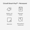 Cricut Smart Vinyl– Permanent – Black (25 in x 5 ft) – Compatible with Cricut Venture