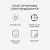 Cricut UV-Activated, Color-Changing Iron-On White – Violet(White to Violet)