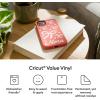 Cricut Value Permanent Vinyl, Matte Silver (12in x 20ft Roll)(Red)