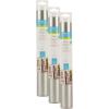 Cricut Premium Permanent Vinyl, 12ft – White (3-Pack of 4ft Rolls), Compatible with Cricut Explore/Maker Machines(Silver)