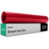 Cricut Smart Iron On, Maize Yellow (13in x 3ft) – HTV Heat Transfer Vinyl – Matless Cutting for Long cuts(Red)