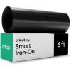 Cricut Smart Iron On for Joy Machine, Royal Blue (5.5in x 6ft) – HTV Heat Transfer Vinyl – Matless Cutting for Long cuts(Black)