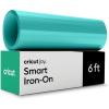 Cricut Smart Iron On for Joy Machine, Royal Blue (5.5in x 6ft) – HTV Heat Transfer Vinyl – Matless Cutting for Long cuts(Bright Teal)