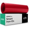 Cricut Smart Iron On for Joy Machine, Royal Blue (5.5in x 6ft) – HTV Heat Transfer Vinyl – Matless Cutting for Long cuts(Red)