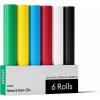 Cricut Smart Iron-On for Joy, Sampler Pack (5.5in x 24in, 6 Sheets) – HTV Heat Transfer Vinyl – Matless Cutting for Long cuts(Maker/Explore)