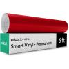 Cricut Smart Permanent Vinyl for Joy Xtra Machine, White (9.5in x 6ft Roll)(Red)