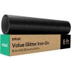 Cricut Value Glitter Iron On, Pink (10in x 8ft roll) – HTV Heat Transfer Vinyl(Black)