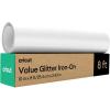 Cricut Value Glitter Iron On, Pink (10in x 8ft roll) – HTV Heat Transfer Vinyl(White)