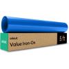 Cricut Value Iron On, Gray (12in x 5ft roll) – HTV Heat Transfer Vinyl(Blue)