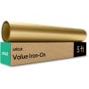 Cricut Value Iron On, Gray (12in x 5ft roll) – HTV Heat Transfer Vinyl(Gold)