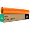 Cricut Value Iron On, Gray (12in x 5ft roll) – HTV Heat Transfer Vinyl(Orange)