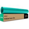 Cricut Value Iron On, Gray (12in x 5ft roll) – HTV Heat Transfer Vinyl(Teal)