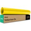 Cricut Value Iron On, Gray (12in x 5ft roll) – HTV Heat Transfer Vinyl(Yellow)