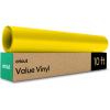 Cricut Value Permanent Vinyl, Matte Green (12in x 10ft Roll)(Yellow)