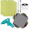 Cricut Value Starter Kit – Includes Premium Vinyl, Mats, Glue Gun, & Tools (for Cricut Maker & Explore Family Machines)