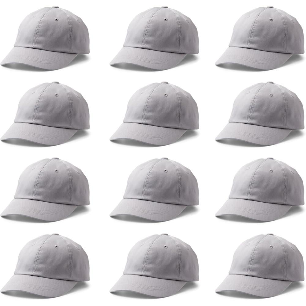 imageCricut Ball Cap Hat Blanks  Gray 12ct  for Sublimation ampamp HTV Vinyl Projects  Compatible with Cricut Hat PressGray