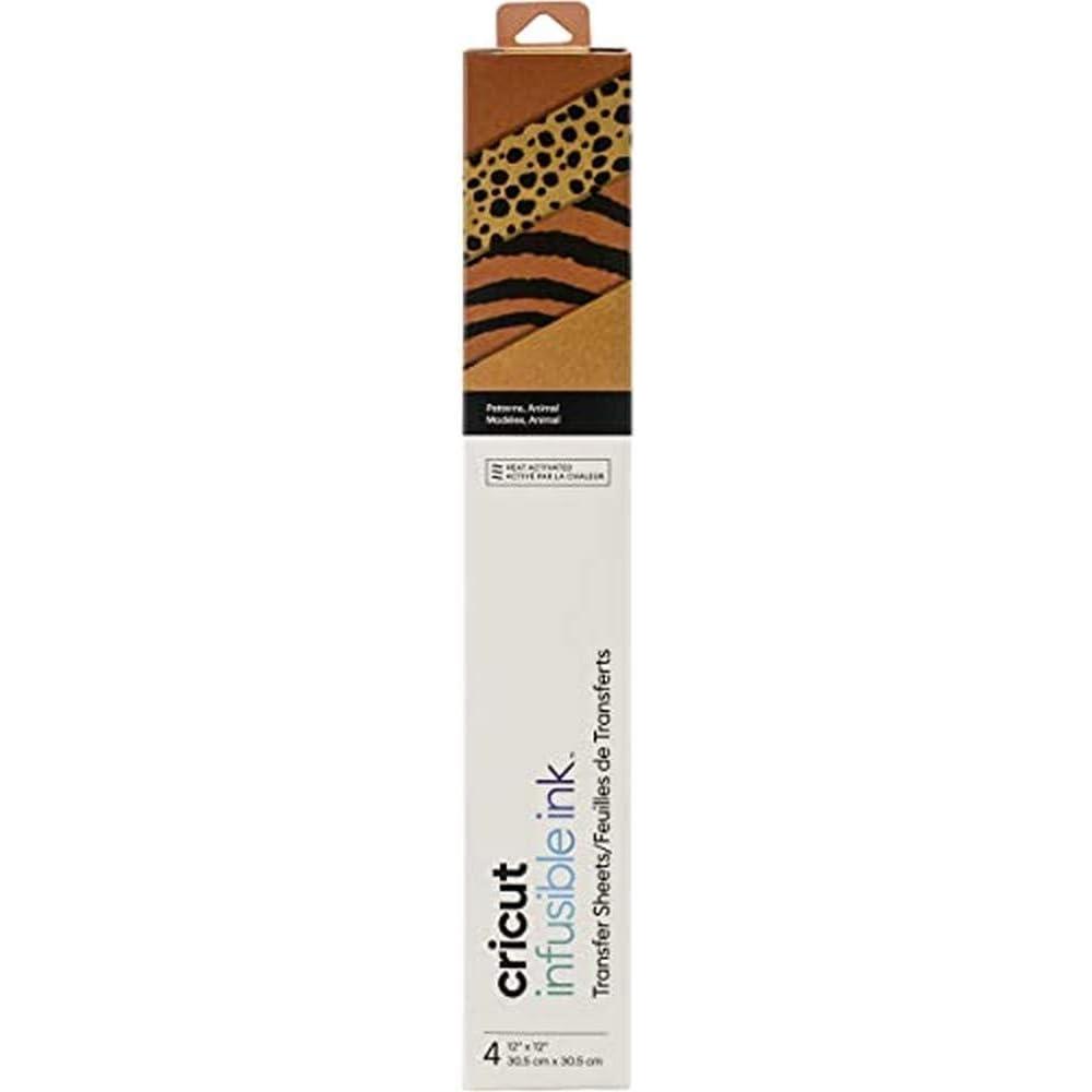 imageCricut Infusible Ink Transfer Sheets 4 Sheets 12quot x 12quot  Animal Brights Pattern  for Cricut EasyPress Maker Explore Air 2Animal Print