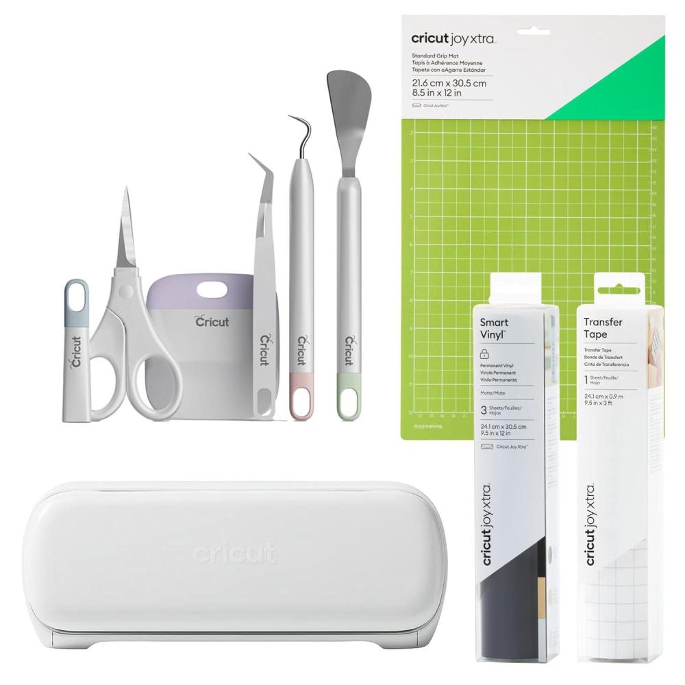 imageCricut Joy Xtra Smart Cutting Machine  Ultimate Starter BundleVinyl Starter Kit