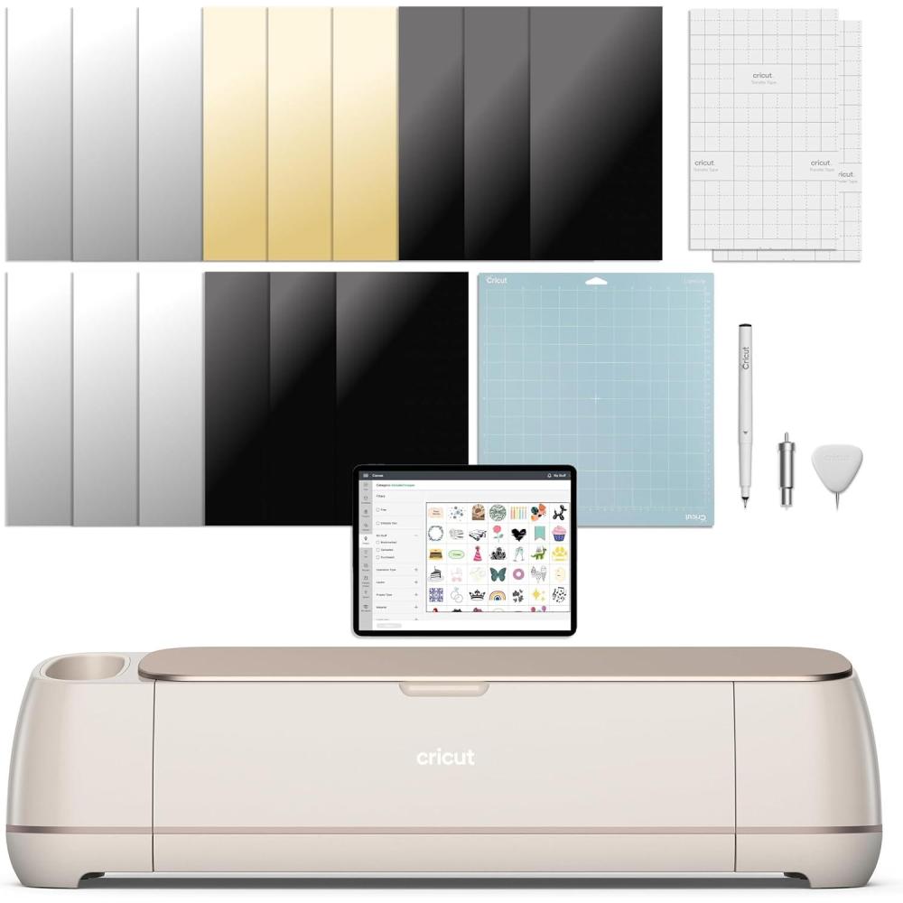 imageCricut Maker 4  Smart Cutting Machine Seashell  Digital Content Bundle  Includes Images in Design Space AppMachine Only