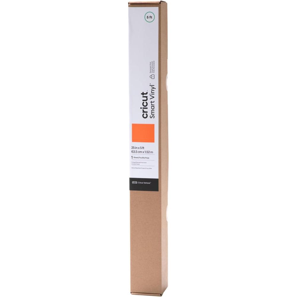 imageCricut Venture Smart Vinyl  Permanent 25 in x 5 ft OrangeOrange