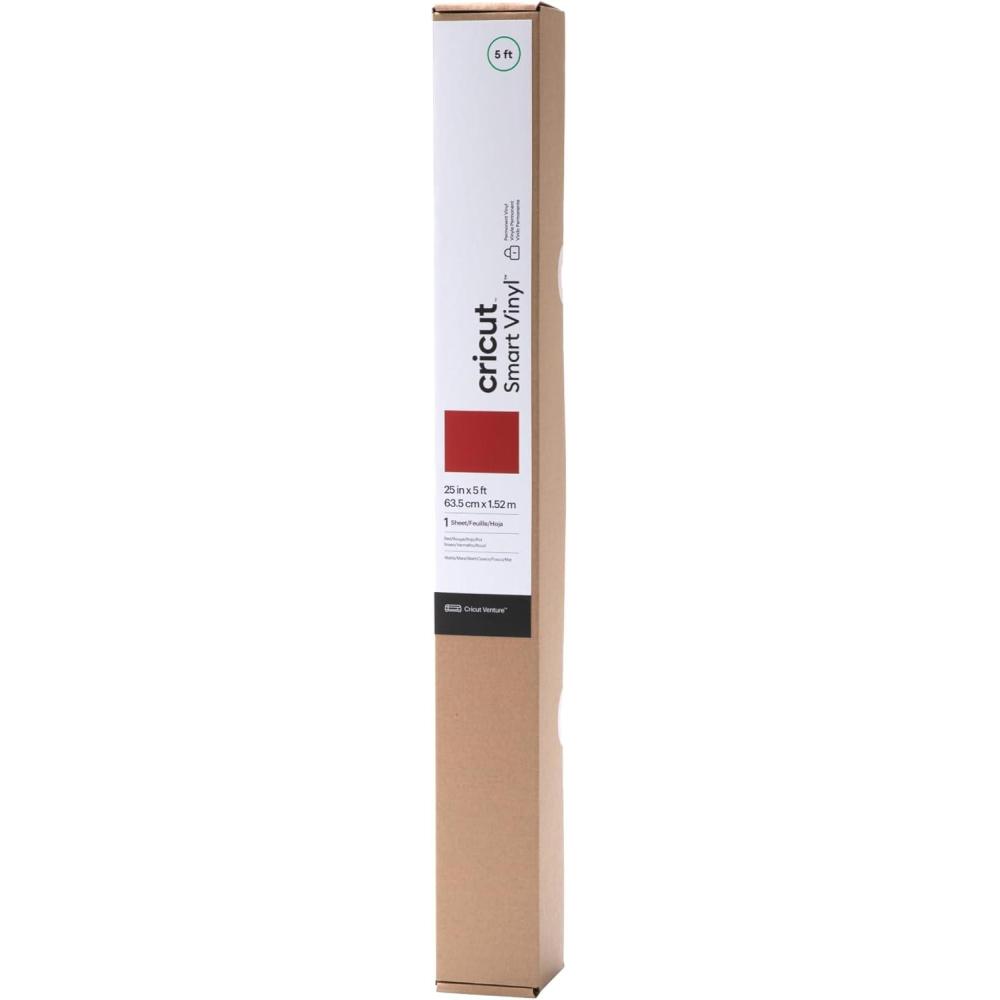 imageCricut Venture Smart Vinyl  Permanent 25 in x 5 ft OrangeRed
