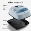 Cricut EasyPress 3 Zen Blue -9″ x 9″ Heat Iron On HTV Press Machine, For Personalized Gifts, DIY Projects, Custom Totes Bags T-Shirts Apparel Tees and Hoodies with Even Temperature Control Sublimation(Heat Press)