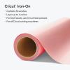 Cricut Everyday Iron On – 12” x 12ft – HTV Vinyl for T-Shirts – Use with Cricut Explore Air 2/Maker, StrongBond Guarantee, Outlast 50+ Washes, Black(Blush)