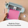 Cricut Everyday Iron On – 12” x 12ft – HTV Vinyl for T-Shirts – Use with Cricut Explore Air 2/Maker, StrongBond Guarantee, Outlast 50+ Washes, Black(Pink)