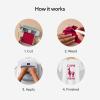 Cricut Everyday Iron On – 12” x 12ft – HTV Vinyl for T-Shirts – Use with Cricut Explore Air 2/Maker, StrongBond Guarantee, Outlast 50+ Washes, Black(Red)