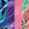 Cricut Infusible Ink Transfer Sheets -4 Sheets 12″ x 12″ – Animal Brights Pattern – for Cricut EasyPress, Maker, Explore Air 2(Marble)
