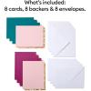 Cricut Joy Cutaway Cards – DIY Greeting Cards for Birthday, Wedding, Congratulations, ETC. – Marina Sampler(Corsage Sampler)