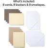 Cricut Joy Cutaway Cards – DIY Greeting Cards for Birthday, Wedding, Congratulations, ETC. – Marina Sampler(Neutrals)