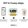 Cricut Joy Machine & Digital Content Library Bundle – Includes 30 Images in Design Space App – Portable DIY Smart Machine for Creating Customized Cards, Crafts, & Labels Blue