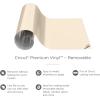 Cricut Removable Vinyl, Cardinal Red, 3-Pack of 4ft Rolls (12″x48″) Premium No-Residue Vinyl for DIY Crafts, Wall Decals, Stickers, in-House Décor – Compatible with Cricut Maker + Explore Machines(Cream)