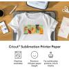 Cricut Sublimation Paper – 100 Sheets (8.5″ x 11″) – Letter Size – Compatible with Inkjet Printer (120gsm)(200 Count)
