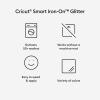 Cricut Venture Smart Iron-On, Glitter Silver – 12ft Roll (25′ x 144′), Heat Transfer Vinyl – Compatible with Cricut Venture