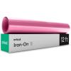Cricut Everyday Iron On – 12” x 12ft – HTV Vinyl for T-Shirts – Use with Cricut Explore Air 2/Maker, StrongBond Guarantee, Outlast 50+ Washes, Black(Pink)