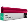 Cricut Everyday Iron On – 12” x 12ft – HTV Vinyl for T-Shirts – Use with Cricut Explore Air 2/Maker, StrongBond Guarantee, Outlast 50+ Washes, Black(Red)