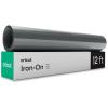 Cricut Everyday Iron On – 12” x 12ft – HTV Vinyl for T-Shirts – Use with Cricut Explore Air 2/Maker, StrongBond Guarantee, Outlast 50+ Washes, Black(Silver)