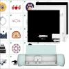 Cricut Explore 3 & Digital Content Library Bundle – Includes 30 Images in Design Space App – 2X Faster DIY Cutting Machine for All Crafts, Cuts 100+ Materials Blue(Explore 3)