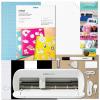 Cricut Joy Xtra Machine with EasyPress Mini and Iron-On Materials Bundle – Beginner Cutting Machine and Heat Press Iron Combo Kit with Supplies, HTV for DIY Shirts and Tote Bags(Joy Xtra Sticker Bundle)