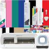 Cricut Joy Xtra Machine with EasyPress Mini and Iron-On Materials Bundle – Beginner Cutting Machine and Heat Press Iron Combo Kit with Supplies, HTV for DIY Shirts and Tote Bags(Mini Combo)