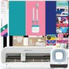 Cricut Joy Xtra Machine with Printable Sticker Paper and Card Kit Bundle – Sticker Making Set with Cutting Machine, DIY Greeting Cards with Pens and Envelopes, Craft Cutting Mats, Tools and Materials(Xtra Combo with EasyPress Mini)