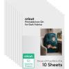 Cricut Printable Iron-On for Light Fabrics, 20 sheets (8.5″ x 11″) – Print HTV Compatible with Inkjet Printers – For Joy Xtra, Explore, & Maker Machines(Dark Fabrics)