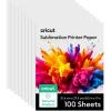 Cricut Sublimation Paper – 100 Sheets (8.5″ x 11″) – Letter Size – Compatible with Inkjet Printer (120gsm)(100 Count)