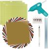 Cricut Ultimate Starter Kit – Premium Removable Vinyl, Mats, Knife Kit, Glue Gun, Cutting Ruler, & Tool Kit (for Maker & Explore Family Machines)(Ultimate Bundle)