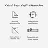 Cricut Smart Vinyl– Removable – Black (25 in x 5 ft) – Compatible with Cricut Venture